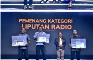 IRadio FM Jakarta Juara 3 Anugerah Jurnalistik Kominfo 2022 Kategori Radio