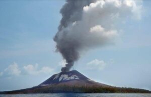 Gunung Anak Krakatau Suudah Erupsi 4 Kali di Awal Tahun 2023